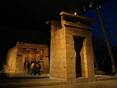 The temple at the Met, in New York City.