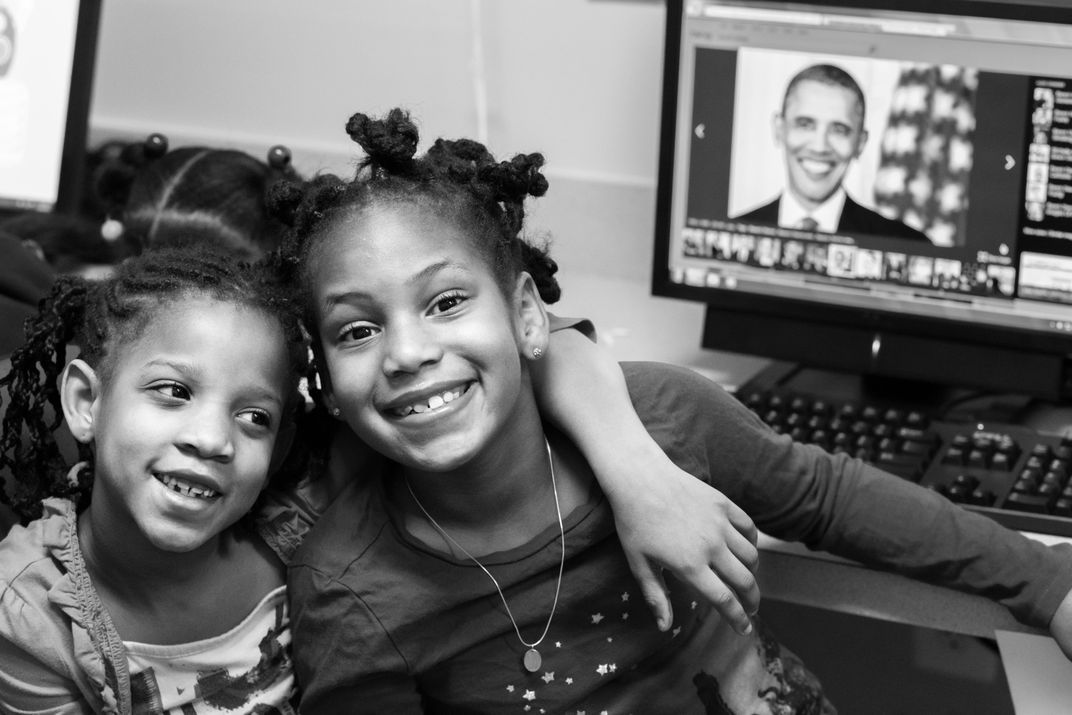 two young girls