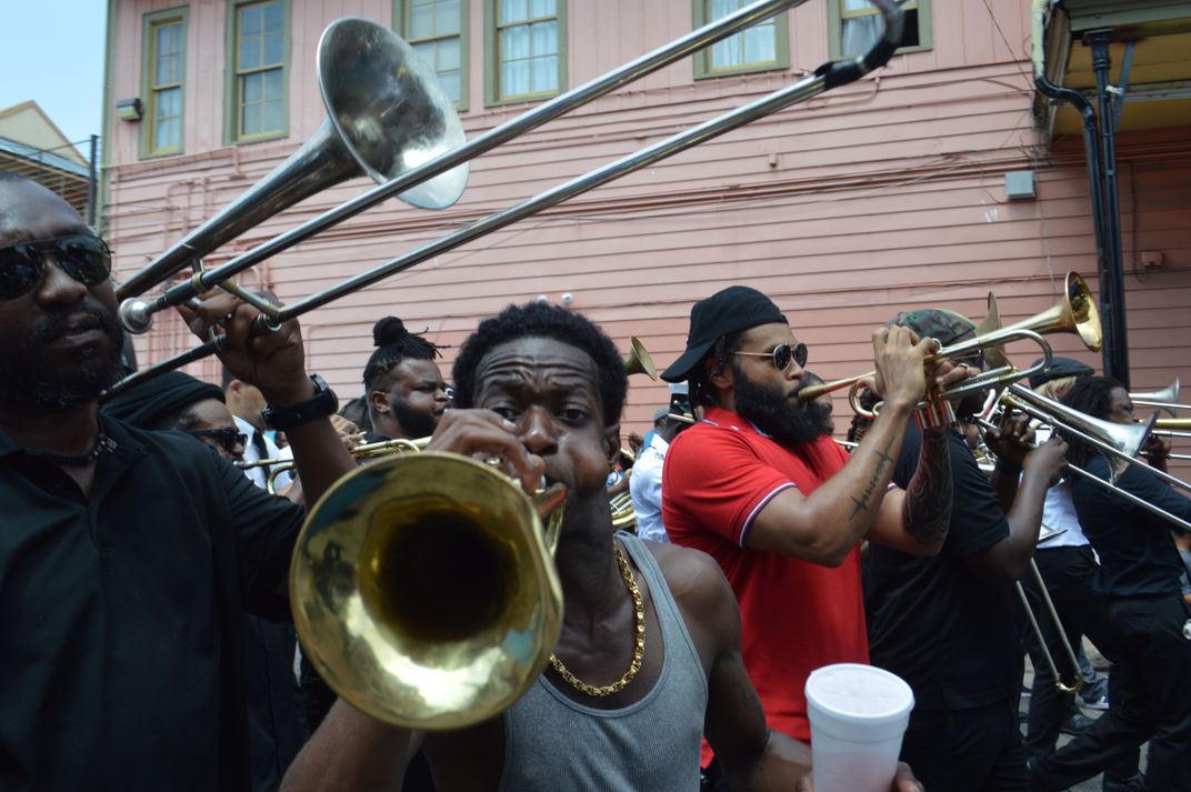 Musicians, celebrating