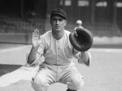 Morris &ldquo;Moe&rdquo;&nbsp;Berg in 1933.&nbsp;Dubbed the &ldquo;brainiest man in baseball&rdquo; due to his knack for languages and quick wit, the catcher joined the OSS in 1943.