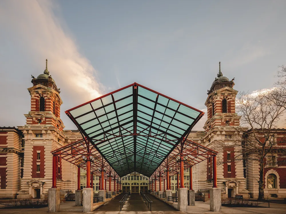 Entrance to Ellis Island