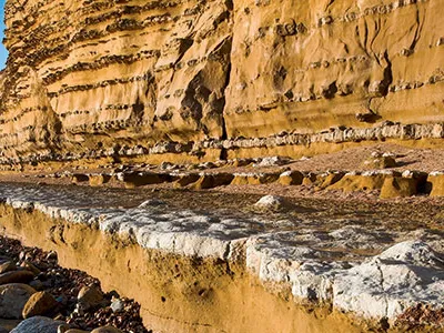 The Jurassic Coast encompasses 185 million years of history.