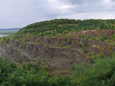 A view of the Korolevo archaeological site. Researchers used the decay of isotopes in rocks dug up from the site to determine the age of the stone tools.