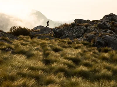 OPENER -The mountain range is beloved for its challenging rock climbing and unusually varied terrain, from grassland and forest to rugged alpine rises.