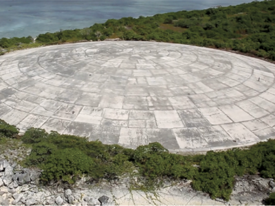 Runit Dome in the Marshall Islands contains radioactive waste from U.S. activity during the Cold War. A new report says climate change may cause its contaminants to enter the environment.